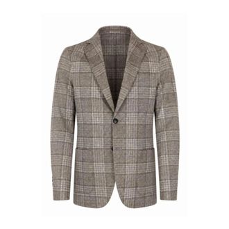 Circolo 1901 Blazer Monopetto a Quadri - - Jackets - Uomo - Grigio - 2XL