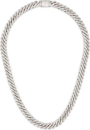 Darkai Mini Prong Pav&eacute; Gemstone Necklace