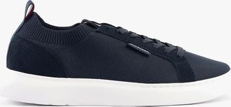 Tommy Hilfiger Mens Tommy Hilfiger MONO-SOCK KNIT Mens Trainers Desert Sky - Black - Size: 7