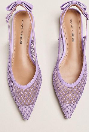 Bibi Lou Maeve x Bibi Lou Bow Slingback Flats