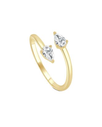 Sabrina Designs 14K 0.45 Ct. Tw. Diamond Cross Over Ring