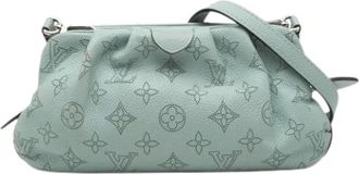 Louis Vuitton Pre-owned Shoulder Bags, female, Blue, Size: ONE SIZE Pre-owned Mahina Scala Mini Shoulder Bag