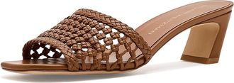 Stuart Weitzman Marina Slides 50 Womens Sandals Boho Tan : 10.5 M, Leather