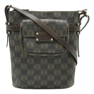Loewe Pre-owned Shoulder Bag - Dames - Vintage Schoudertas - Zwart - ONE Size - Leer - Vintage