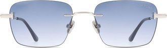 Tom Ford FT1354 JAKE-02 16W Mens Sunglasses Silver Size 54