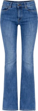 Dondup New Lola Skinny Bootcut Jeans - Dames - Bootcut Jeans - Blauw - W26 - Denim - Jeans