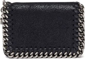 Stella McCartney small Falabella card holder - women - Recycled Brass/Artificial Leather/Organic Cotton/Recycled Aluminium/Recycled Polyester - O