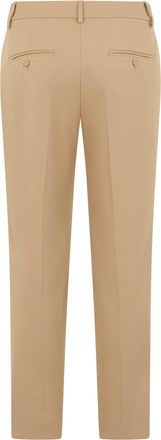 Max Mara Womens Cotton Trousers Camel Trouser Suits