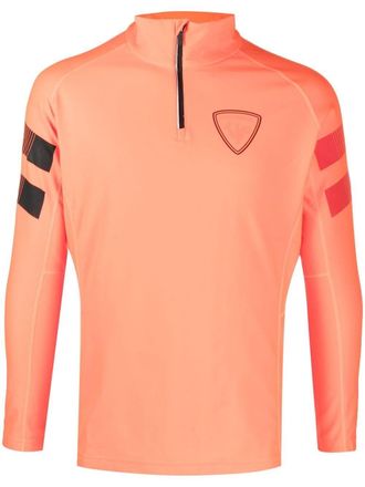 Rossignol Classique Hero half-zip top - men - Polyester/Spandex/Elastane - S - Orange