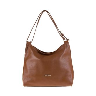 Pierre Cardin Hobo Schoudertas - Dames - Schoudertassen - Bruin - ONE Size - Katoen - Tassen