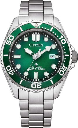 Citizen Promaster Dive Mens Silver Watch BN0269-50W Stainless Steel - One Size