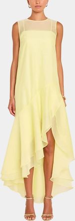 Amanda Uprichard Edwine Maxi Dress In Butter