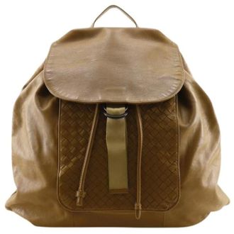 Bottega Veneta Zaino Pre-owned Intrecciato - - Pre-owned - Uomo - Beige - ONE SIZE