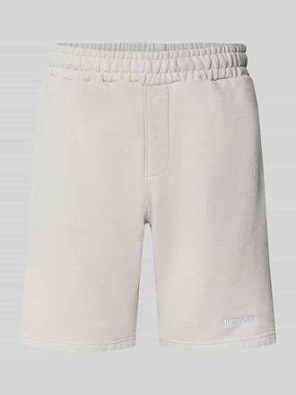 Pegador Shorts mit elastischem Bund und Logo-Stitching in Hellgrau, Gr&ouml;&szlig;e XXL
