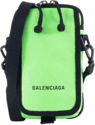 Balenciaga Pre-owned Shoulder Bags, male, Green, Size: ONE SIZE Pre-owned Leather balenciaga-bags