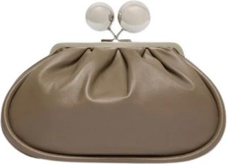 Max Mara Milvanew Clutch - Dames - Clutches - Grijs - ONE Size - Tassen