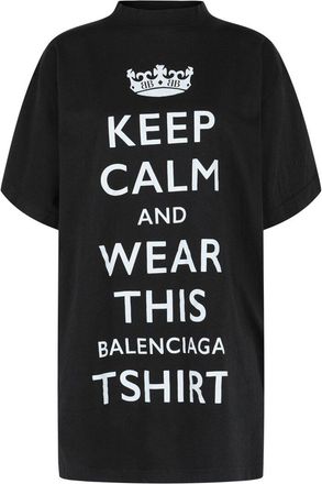 Balenciaga Oversized Keep Calm T-Shirt