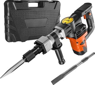 OEM Martillo Demoledor, 1400 W De Potencia, 2900 Golpes Por Minuto, 19 J De Energ&iacute;a De Impacto, 2 Cinceles Incluidos, Certificado Ce