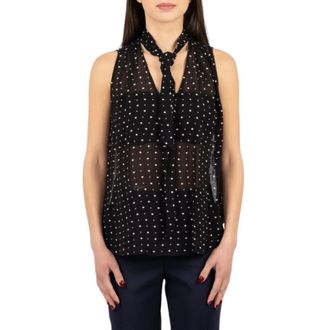 Hanita Blouses, female, Black, Size: XS Top Donna
