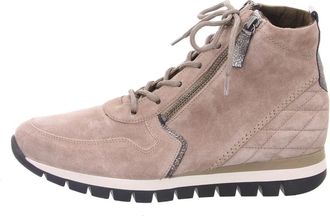 Gabor Lage veterlaars - Dames - Schoenen - Beige - Maat: 37 EU Leer
