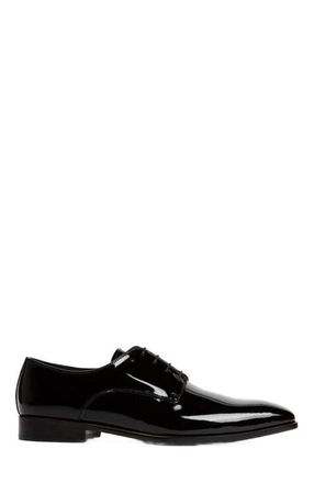 Anthony Veer Prestige Tuxedo Derby in Black Onyx Shine at Nordstrom, Size 10.5