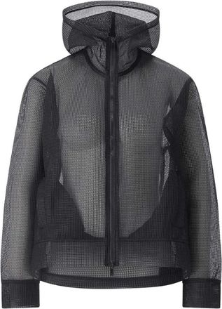 Lareida Transparent Mesh Training Jacket - Dames - Trainingsjackets - Zwart - M - Fitness