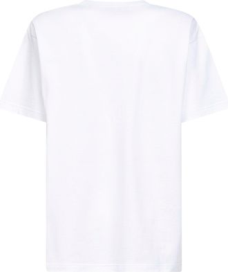 Gucci Womens White Cotton Jersey Embroidered T-Shirt T-Shirts & Jerseys