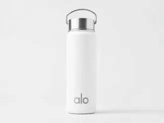 Alo Water Bottle in White