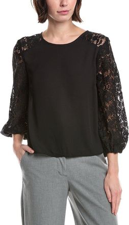 Vince Camuto Lace-Sleeve Blouse