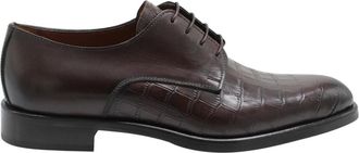 Flecs Brezjnev Veterschoen - Heren - Nette schoenen - Bruin - 44 EU - Leer - Schoenen