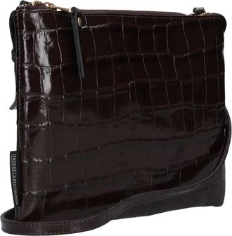 Fred De La Bretoniere Dames, Tassen, Bruin, Maat: ONE Size Leer