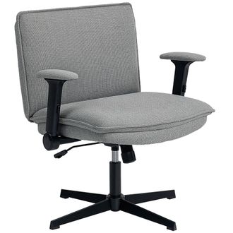 HOMCOM Silla de oficina 76x70x97 cm gris
