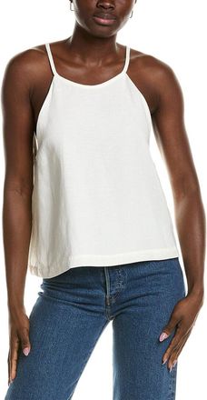 Emerson Fry Emerson Fry High Neck Linen-Blend Tank Top