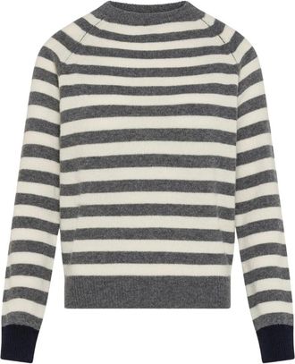Seventy Girocollo - Dames - Ronde hals truien - Veelkleurig - S - Wol - Truien & Vesten
