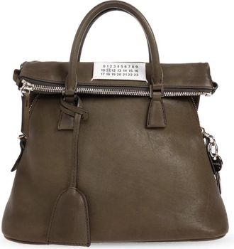Maison Margiela 5AC Mini Handtas - Heren - Handtassen - Groen - ONE Size - Leer - Tassen