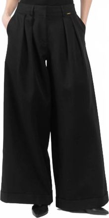 Fran&ccedil;oise Mila Wide Leg Pant In Black