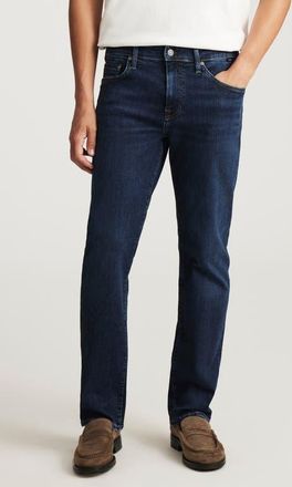 Mavi Matt Relaxed Straight Fit Jeans in Dark Brushed Organic at Nordstrom, Size 42 X 30