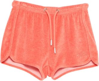 Superdry drawstring-fastening shorts - women - Cotton/Polyester - 14 - Orange