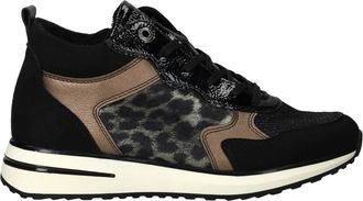 Remonte Zwarte hoge sneaker met warme voering - Dames - Sneakers - Veelkleurig - 38 EU - Schoenen