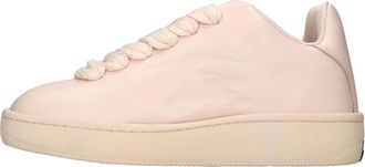 Burberry Box Leren Sneakers - Dames - Sneakers - Roze - 38 EU - Schoenen