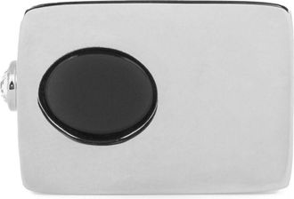 Dries Van Noten gemstone-embellished signet ring - men - Brass/Natural Stone - M - Silver