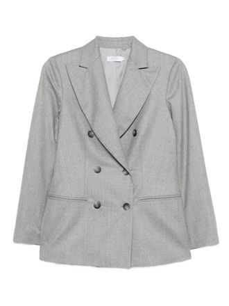Barba double-breasted blazer - women - Fabric - 44 - Grey