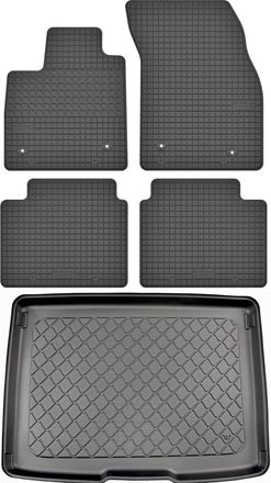 OEM Juego De Alfombrillas De Goma Para Coche Y Alfombrilla Para Maletero Para Ford Focus Iv Hatchback Desde Septiembre De 2018
