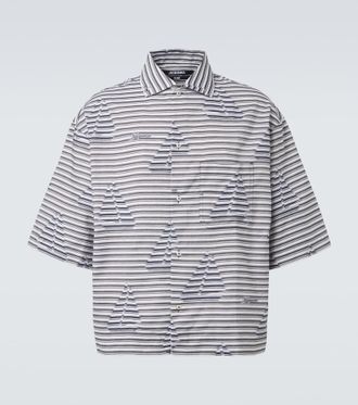 Jacquemus Camisa Plage de algod&oacute;n a rayas