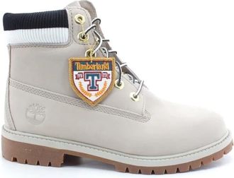 Timberland Lace-up Boots - Dames - Veterlaarzen - Grijs - 35 EU - Leer - Schoenen
