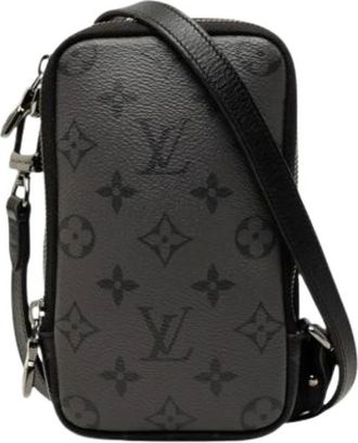 Louis Vuitton Pre-owned Double Phone Pouch - - Pre-owned - Donna - Nero - ONE SIZE
