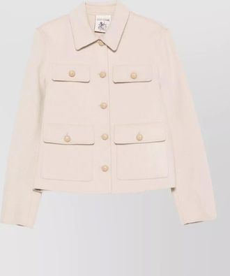 Semicouture wool single-breasted coat