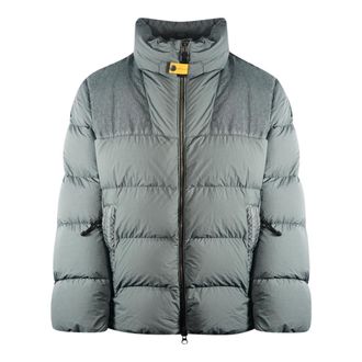 Parajumpers Mens Peace Lead Grey Jacket Polyamide - Size Large