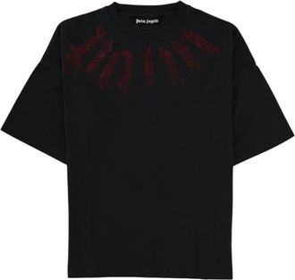 Palm Angels Black Crew Neck T-Shirts