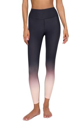 Spiritual Gangster Frankie Ombr&eacute; Longline Sports Bra in Champagne at Nordstrom, Size X-Small